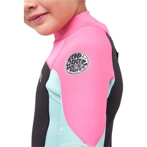 2023 Rip Curl Junior Omega 1.5mm Back Zip Shorty Wetsuit 113BSP - Pink